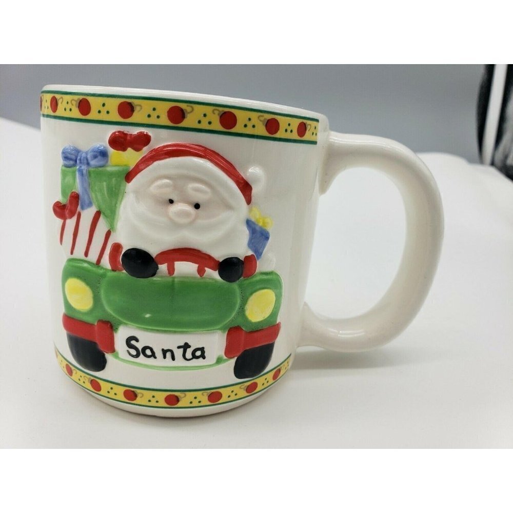 RUSS born To Shop Coffee Tea Mug Santa Christmas 3D